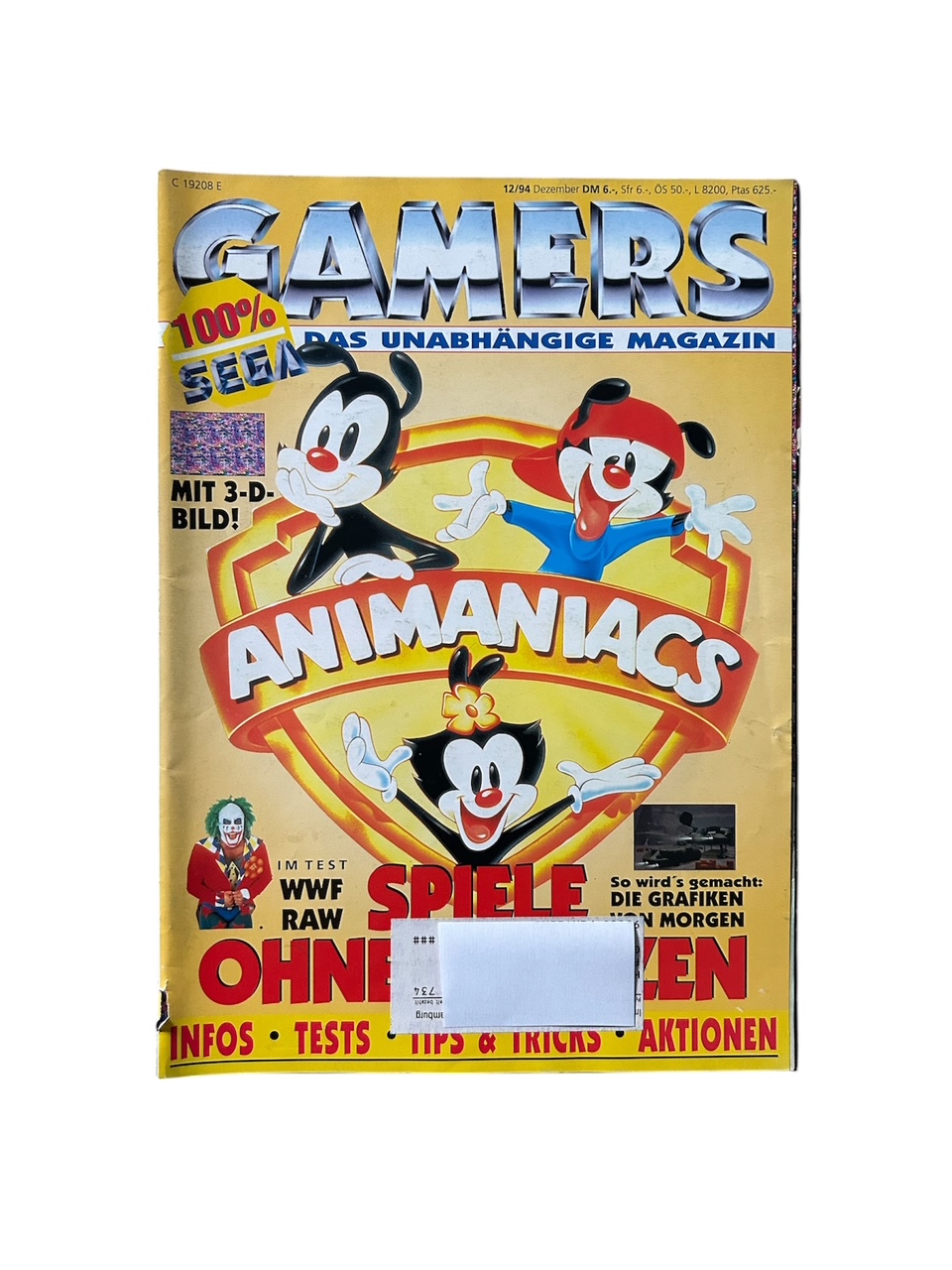 GAMERS Magazin Videospiele Zeitschrift 12/1994