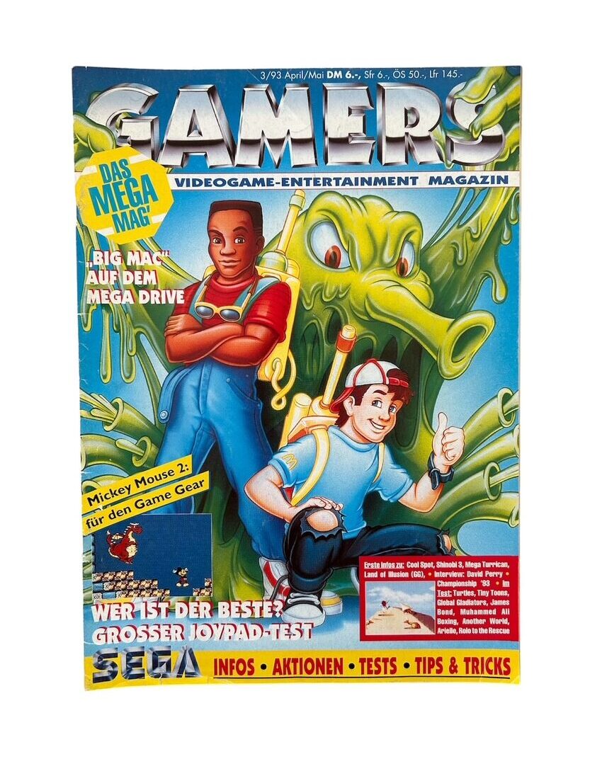 GAMERS Magazin Videospiele Zeitschrift 03/1993