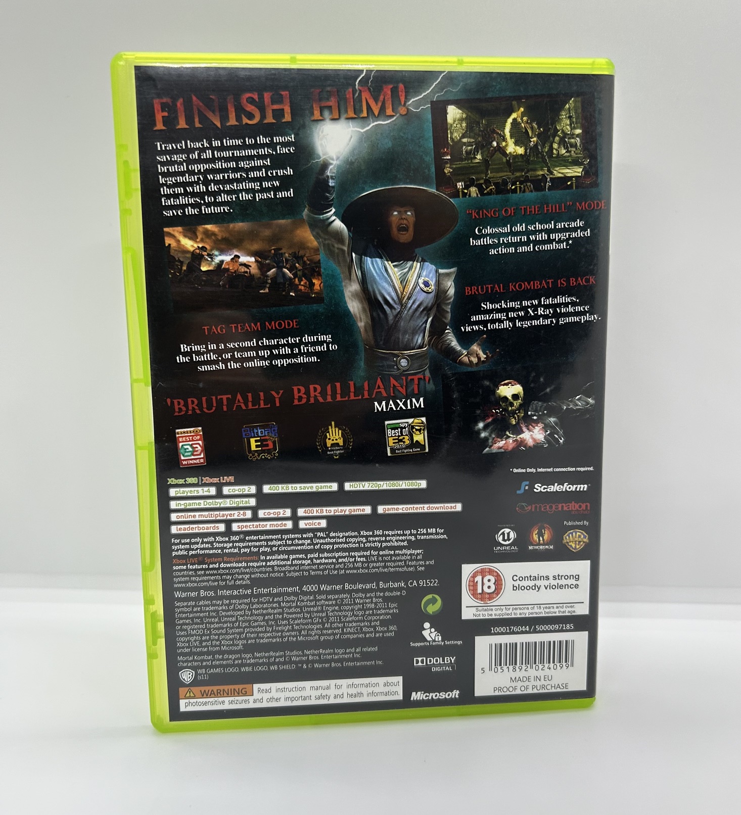Mortal Kombat Komplete Edition XBOX 360 (Top Zustand) – Bild 3