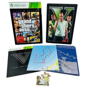 GTA 5 Grand Theft Auto V Special Edition Steelbook XBOX 360