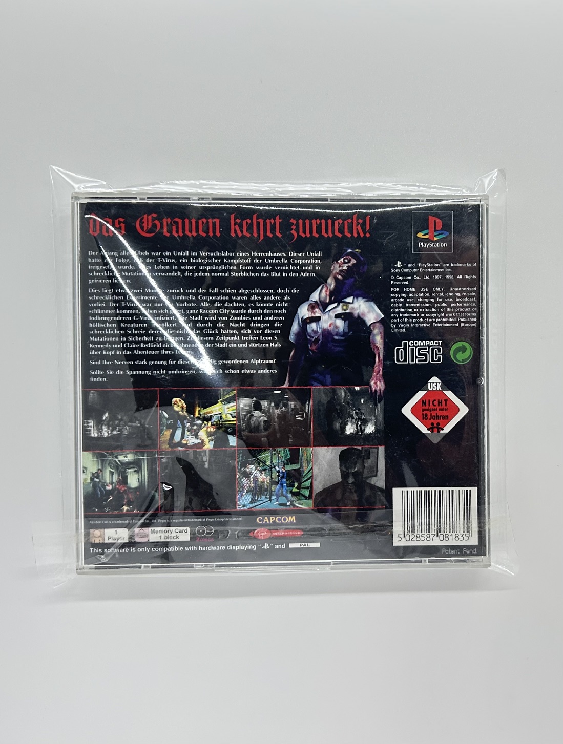 Resident Evil 2 PS1 PlayStation 1 – Bild 5