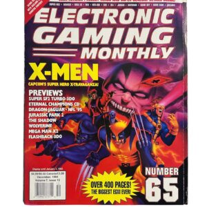 EGM Electronic Gaming Monthly Videospiele Magazin (US) Ausgabe Nr. 65 (12/1994)