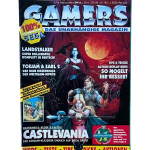 GAMERS Magazin Videospiele Zeitschrift 02/1994