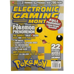 EGM Electronic Gaming Monthly Magazin Pokemon Phenomen (US) Ausgabe Nr. 124 (11/1999)