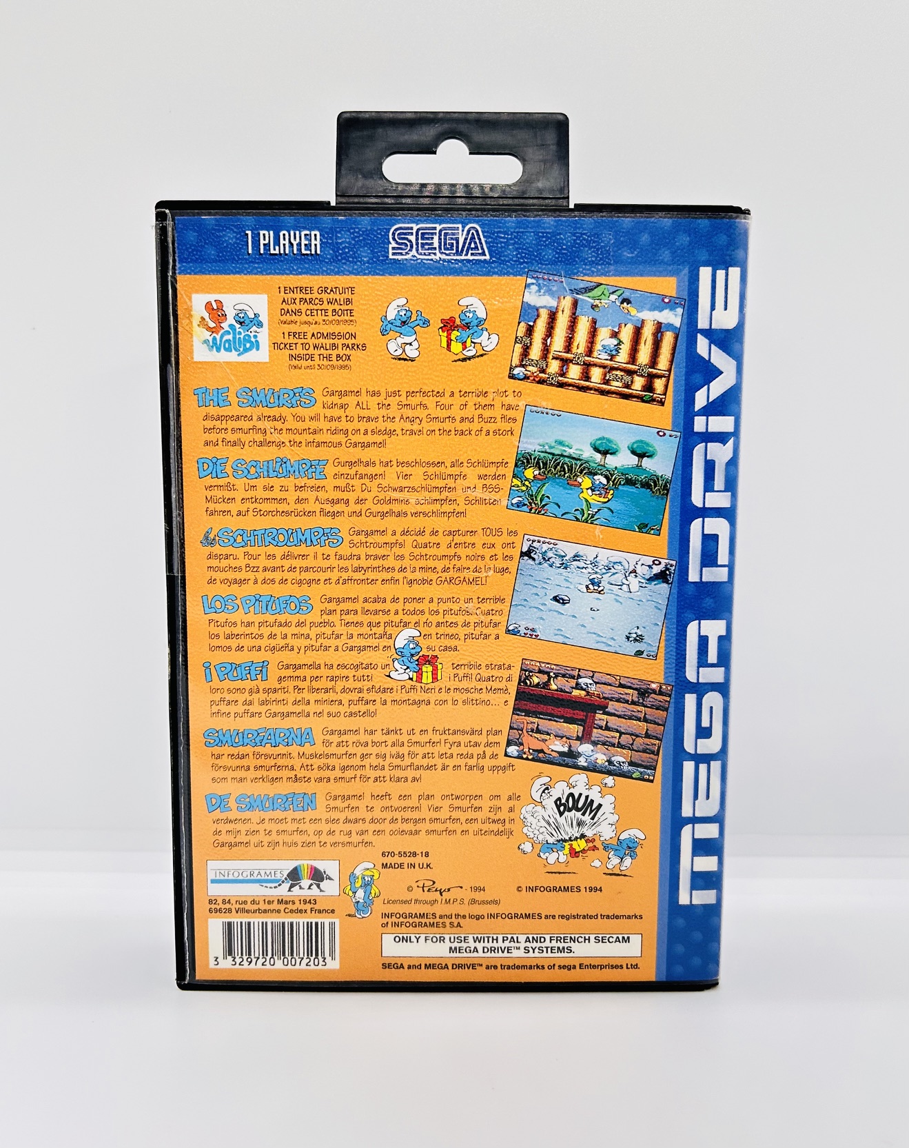 Die Schlümpfe SEGA MEGA DRIVE (OVP) – Bild 3