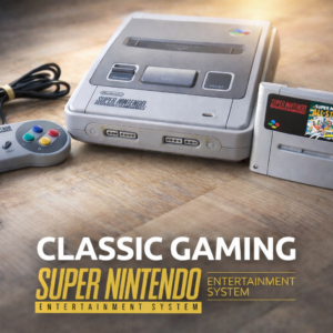 Super Nintendo SNES Konsole mit HDMI + Original Controller + Super Mario All-Stars