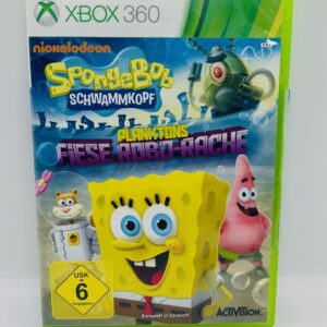 Spongebob Schwammkopf Planktons Fiese Robo-Rache XBOX 360
