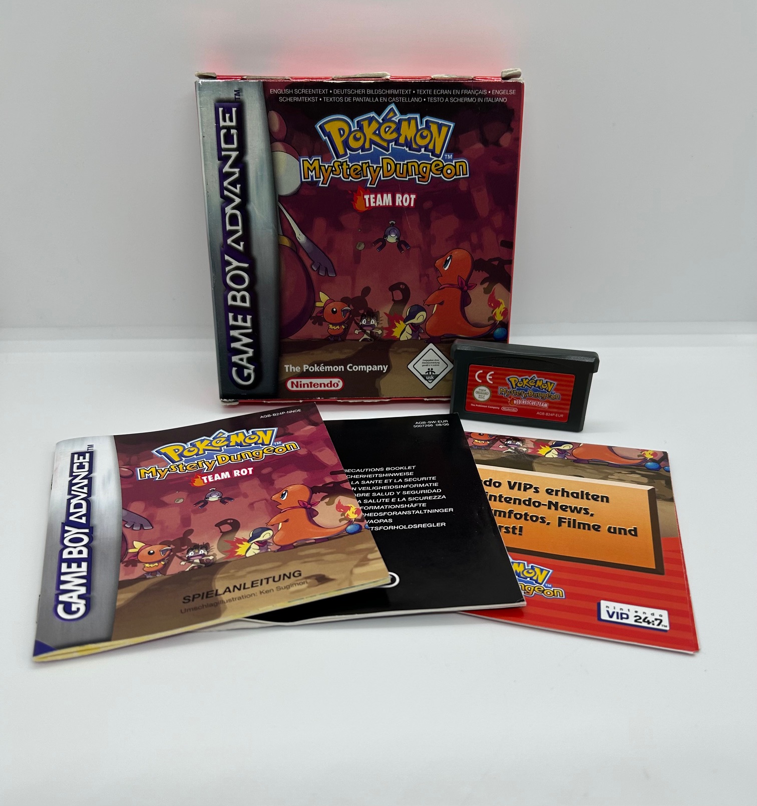 Pokemon Mystery Dungeon Team Rot Nintendo GameBoy Advance (OVP)