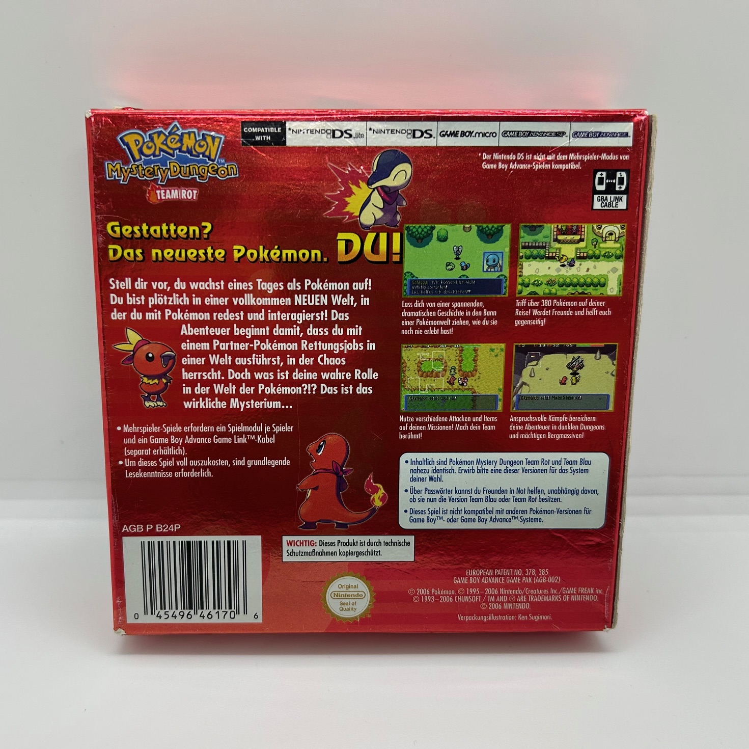 Pokemon Mystery Dungeon Team Rot Nintendo GameBoy Advance (OVP) – Bild 3