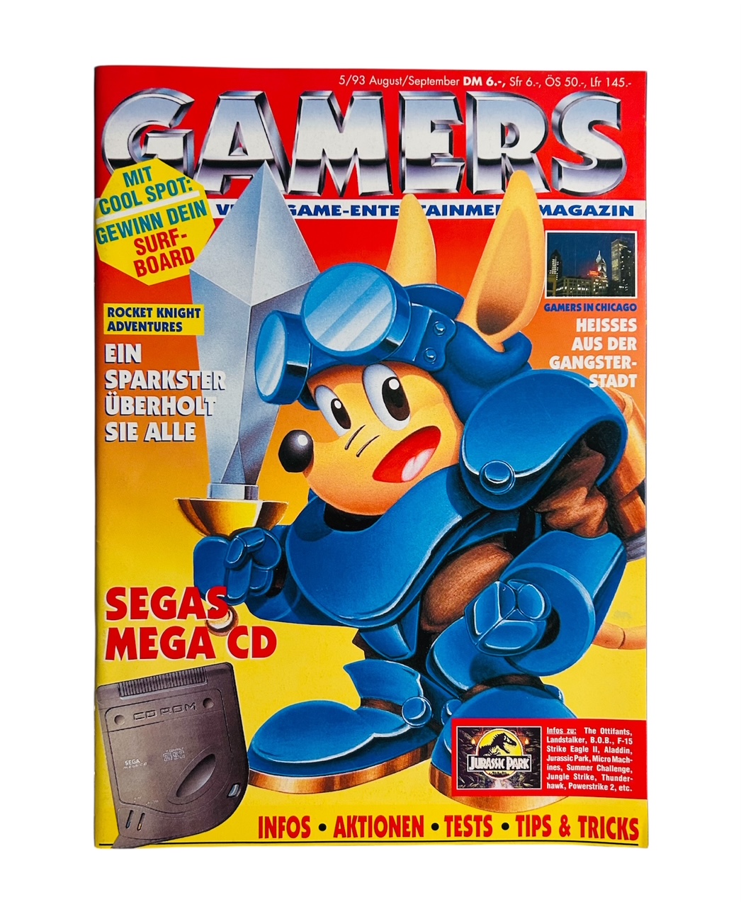 GAMERS Magazin Videospiele Zeitschrift 05/1993