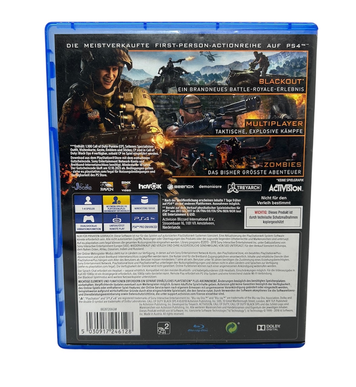 Call Of Duty Black OPS 4 Specialist Edition PS4 PlayStation 4 – Bild 3