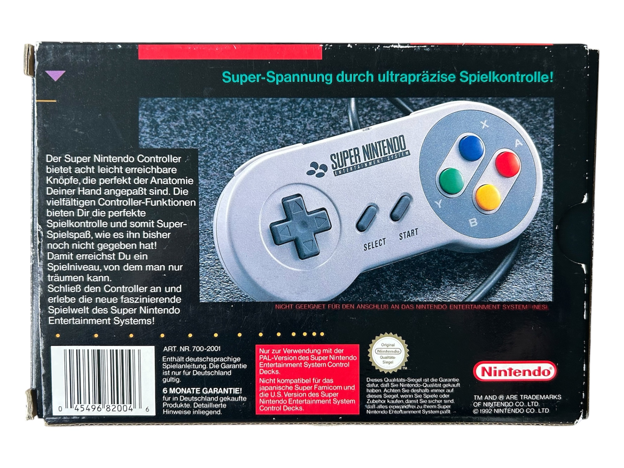 Original Super Nintendo SNES Controller (OVP) – Bild 3