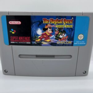 The Magical Quest Starring Mickey Mouse Super Nintendo SNES