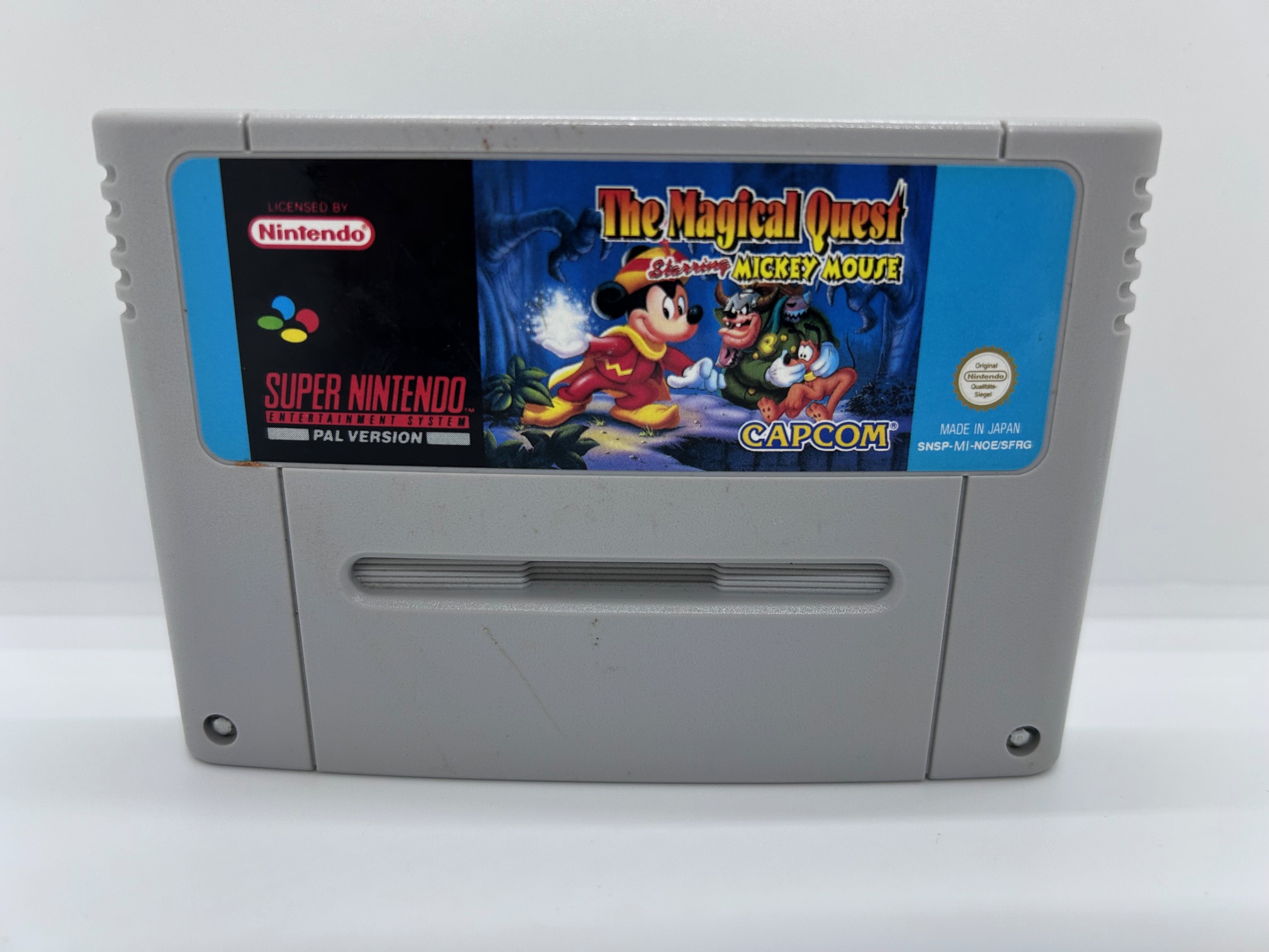 The Magical Quest Starring Mickey Mouse Super Nintendo SNES
