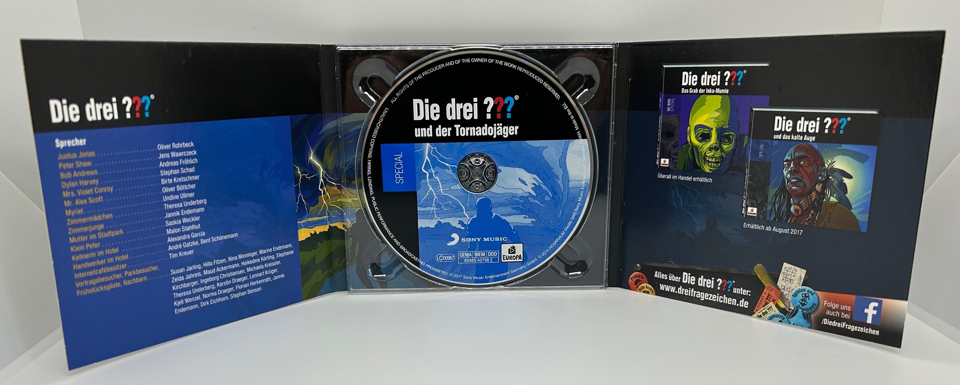 Die drei ??? und der Tornadojäger (Special) Hörspiel CD – Bild 2