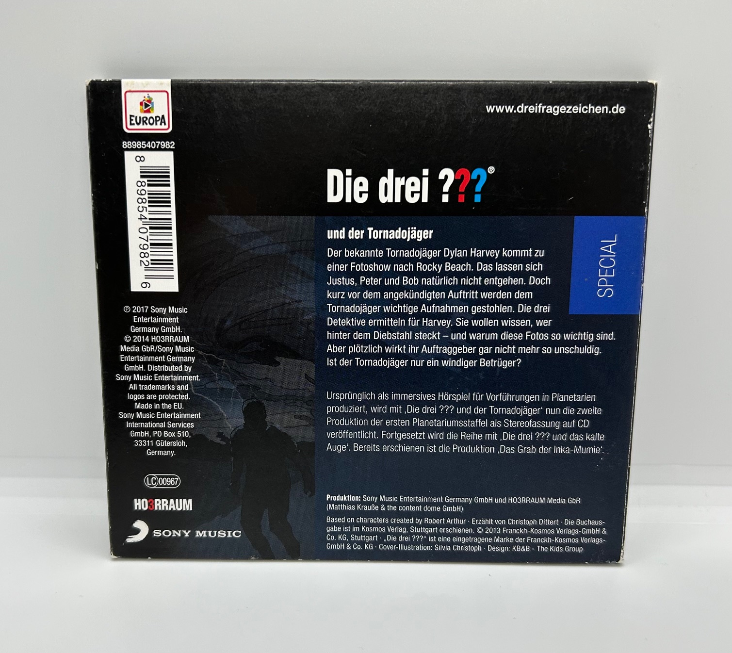 Die drei ??? und der Tornadojäger (Special) Hörspiel CD – Bild 3
