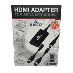 Kaico HDMI Adapter f&uuml;r Sega Mega Drive 1 & 2 / Neo Geo AES & CD &ndash; Plug & Play