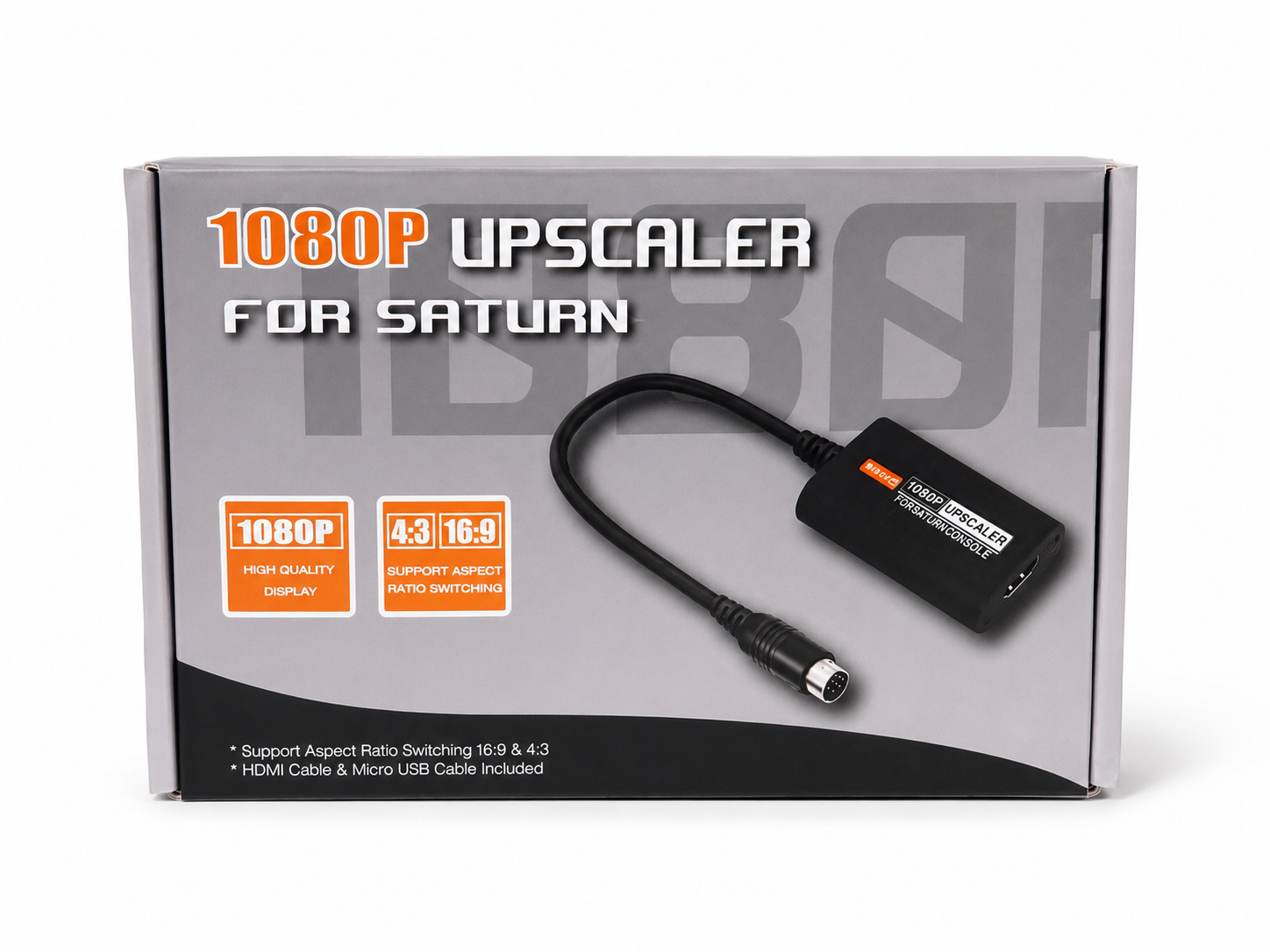 Bitfunx HDMI Adapter für SEGA SATURN (Mit HDMI-Kabel)