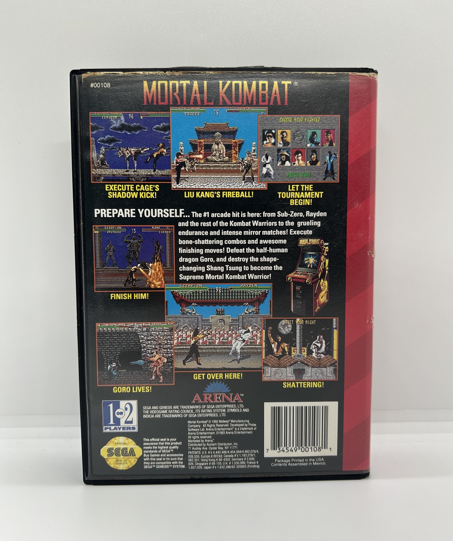 Mortal Kombat SEGA MEGA DRIVE (OVP) – Bild 4