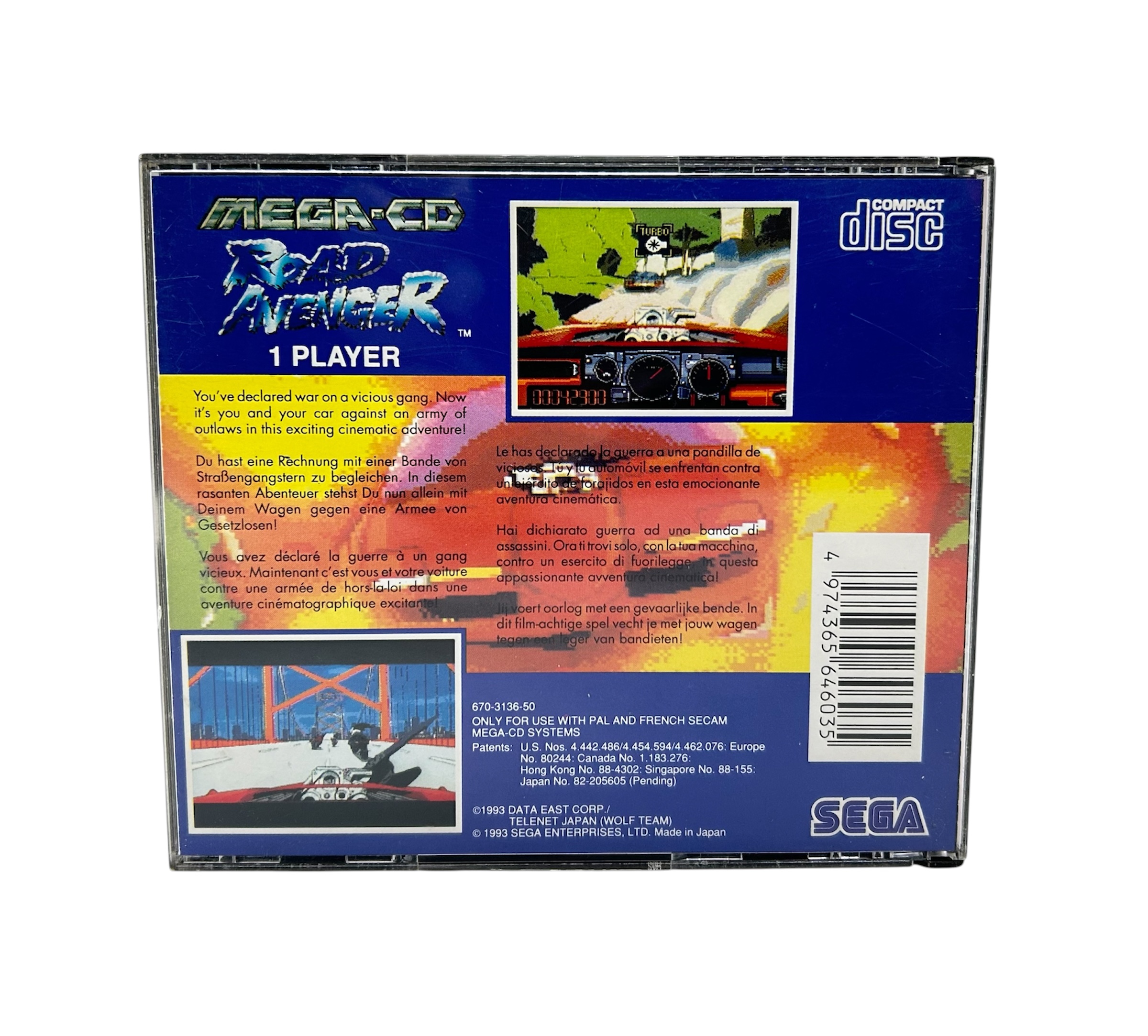 Road Avenger SEGA MEGA-CD – Bild 3