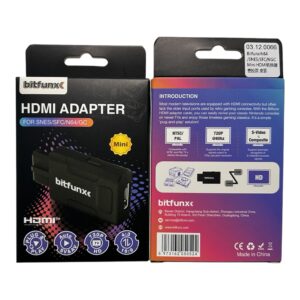 Bitfunx HDMI Adapter für SNES Super Nintendo - GameCube - N64