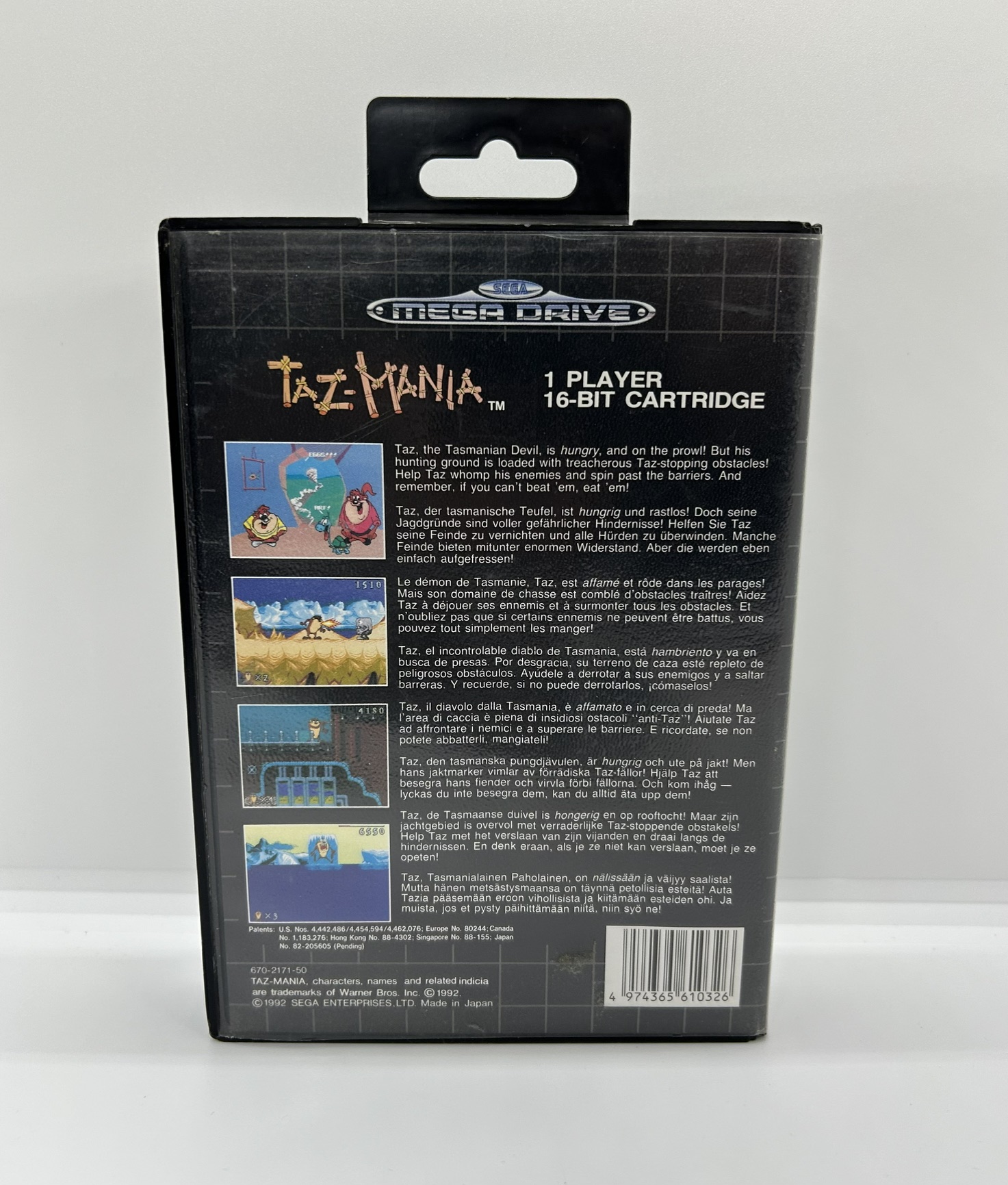 TAZ-MANIA SEGA MEGA DRIVE (OVP) – Bild 4