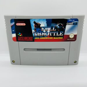 Full Throttle All American Racing Super Nintendo SNES