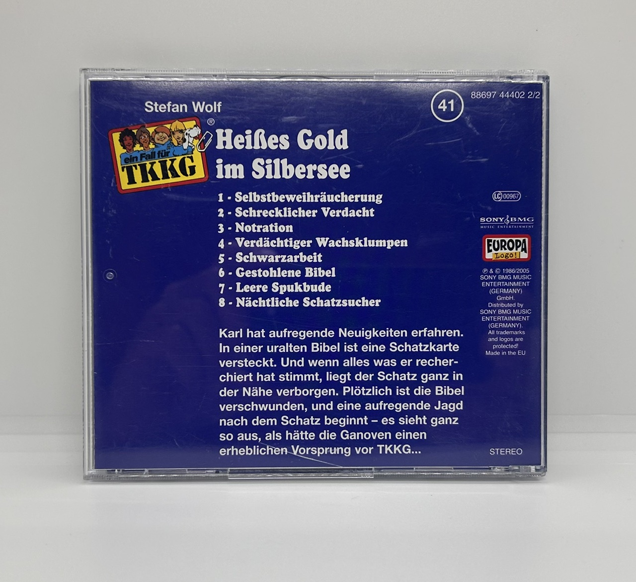 TKKG Heißes Gold im Silbersee Folge 41 Hörspiel CD – Bild 3