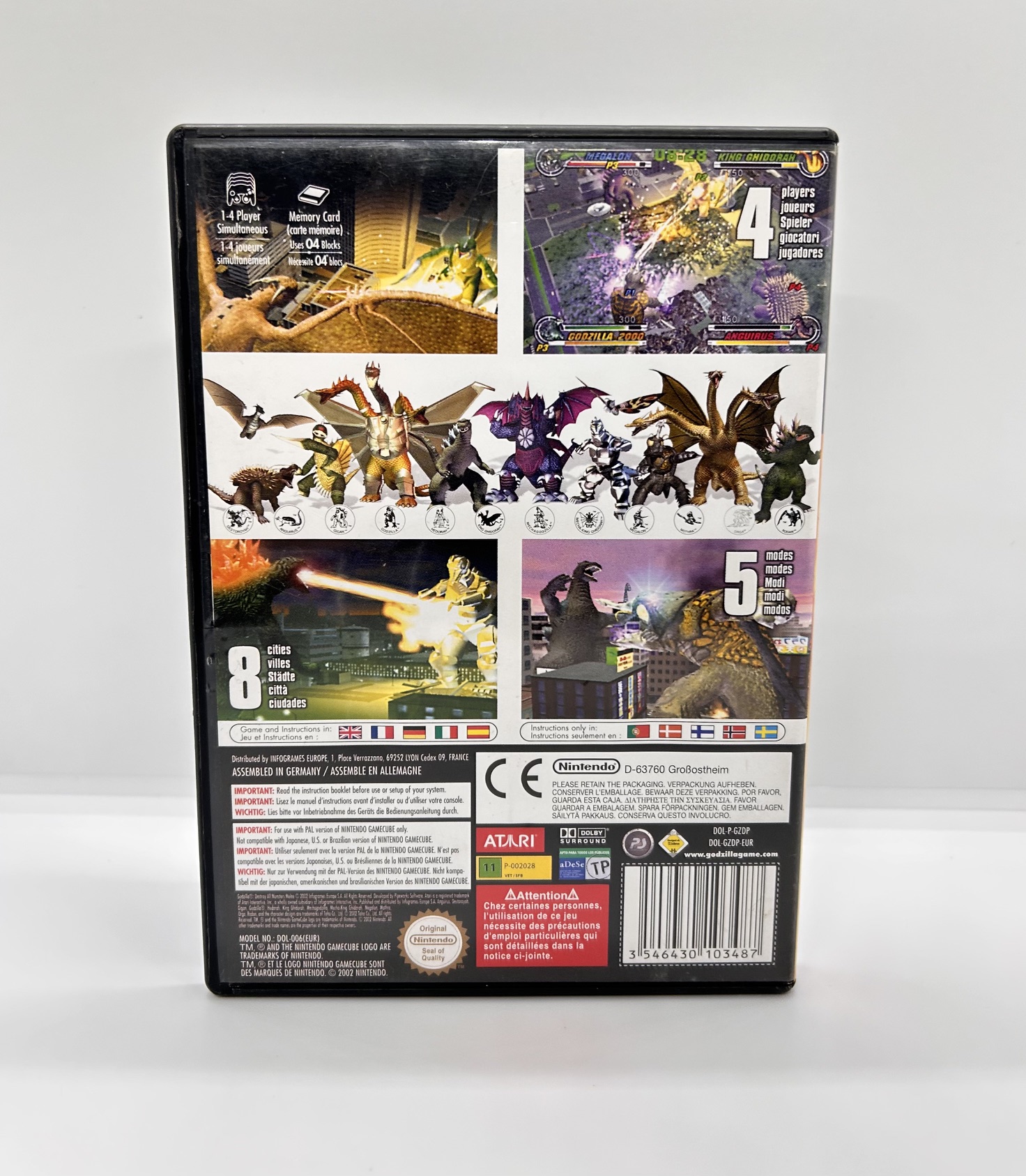 Godzilla Destroy All Monsters Melee Nintendo GameCube – Bild 3