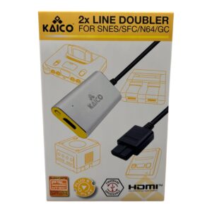 Kaico 2x Line Doubler HDMI Adapter f&uuml;r Super Nintendo SNES - N64 - GameCube - SFC