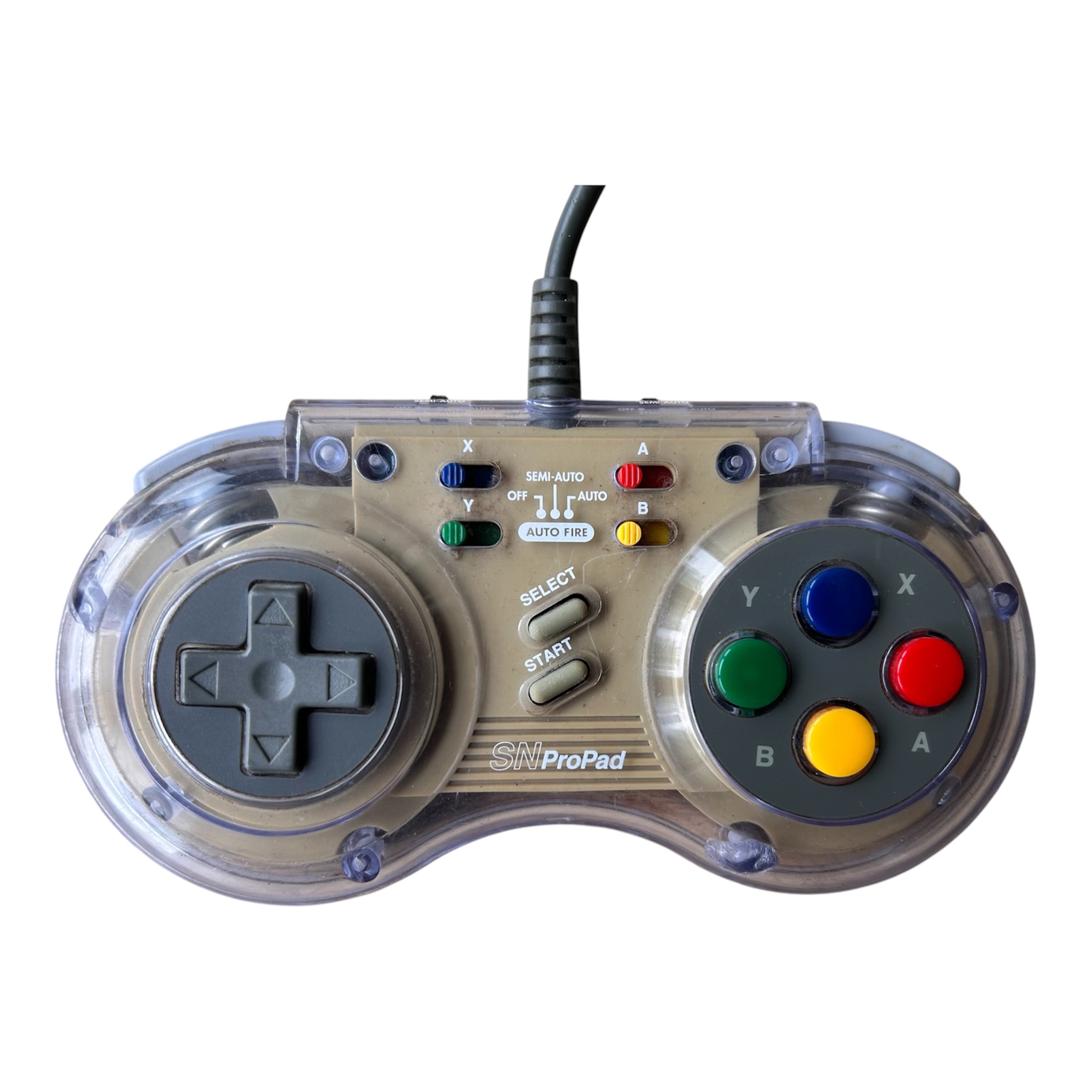 SN PRO PAD Controller Transparent